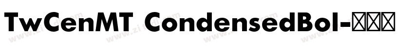 TwCenMT CondensedBol字体转换